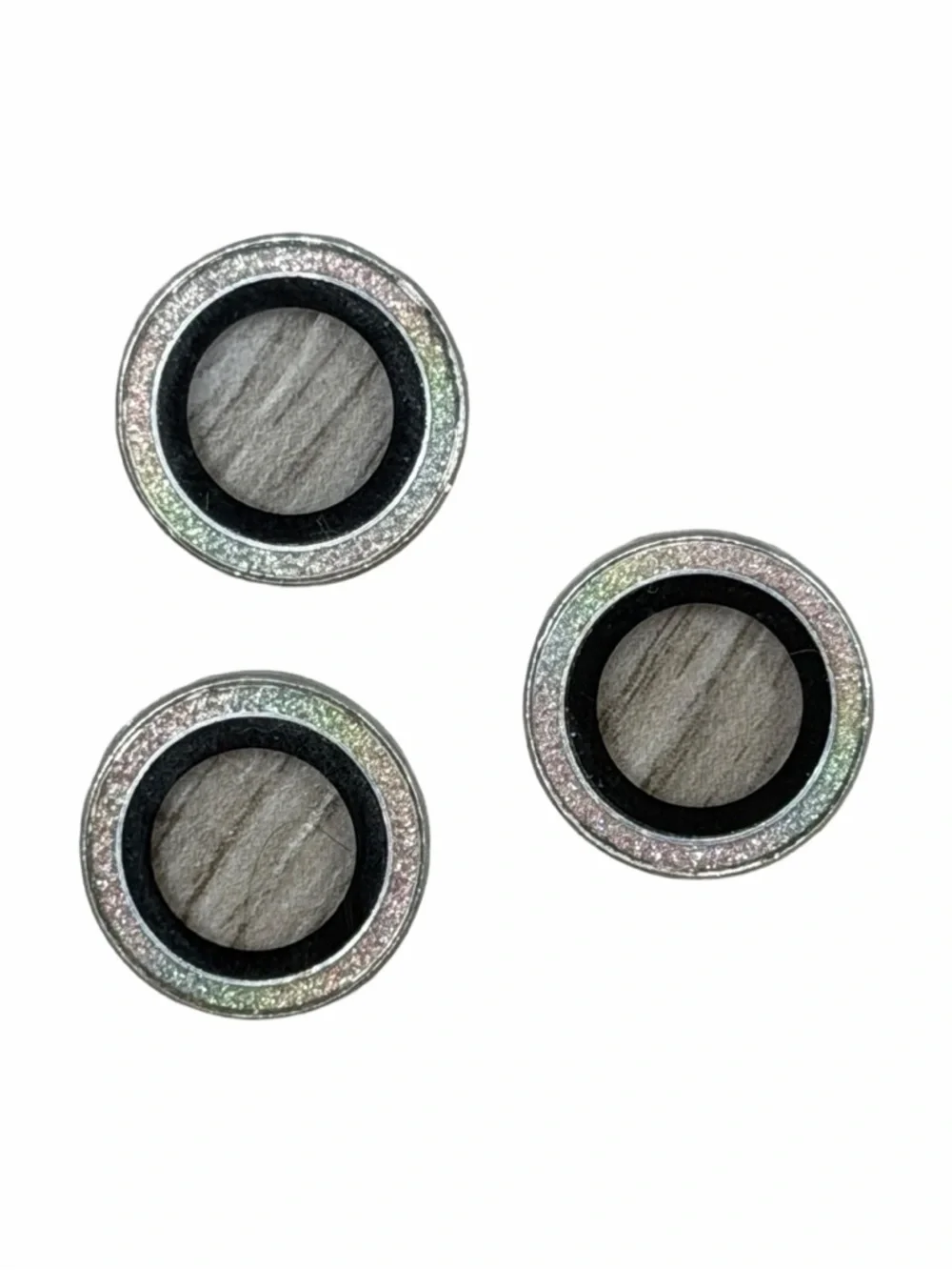 10/25🦋 LONLI Rainbow Holographic Glitter Triple Individual Camera Lens Protector